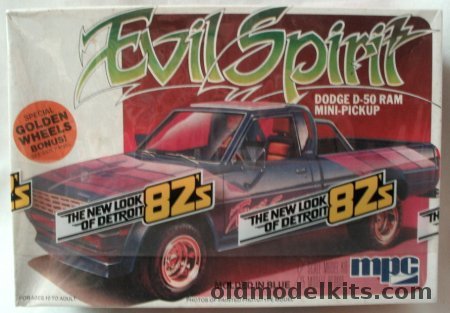 MPC 1/25 1982 Dodge D-50 Ram Evil Spirit, 1-0858 plastic model kit